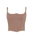 Top in twill tecnico manolana - Monique Garçonne