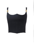 Top in twill tecnico manolana - Monique Garçonne