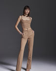 Top in twill tecnico manolana - Monique Garçonne