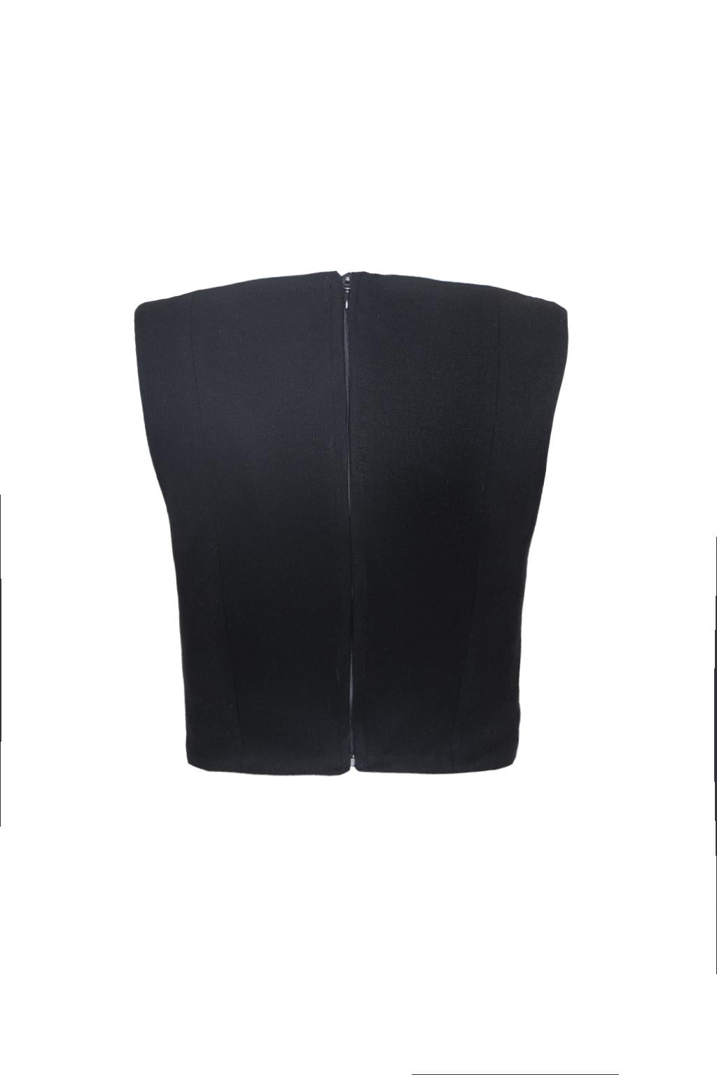Top in twill tecnico manolana - Monique Garçonne