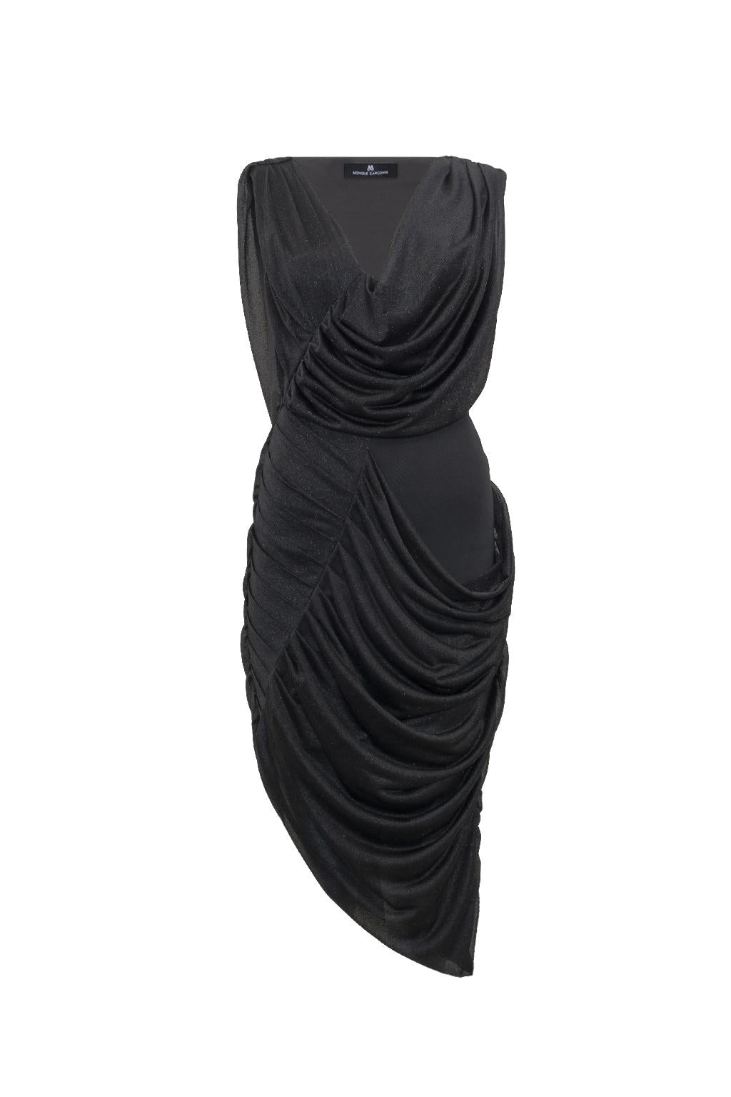 Abito aderente in maglina lurex - Monique Garçonne