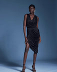 Abito aderente in maglina lurex - Monique Garçonne