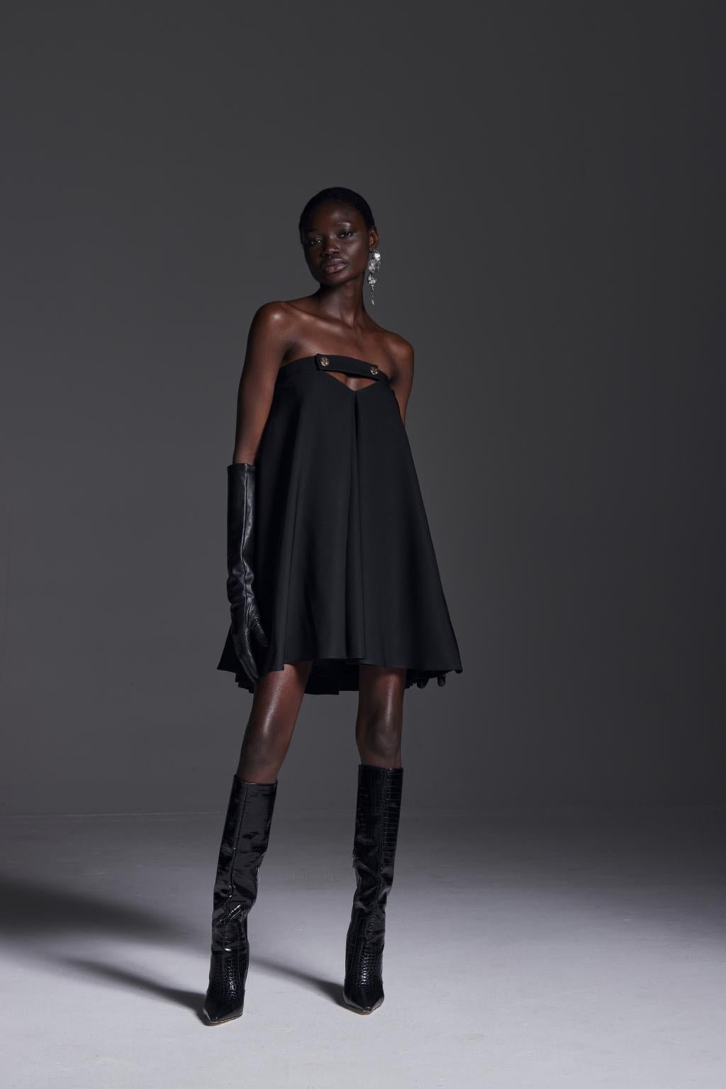 Abito in twill tecnico - Monique Garçonne