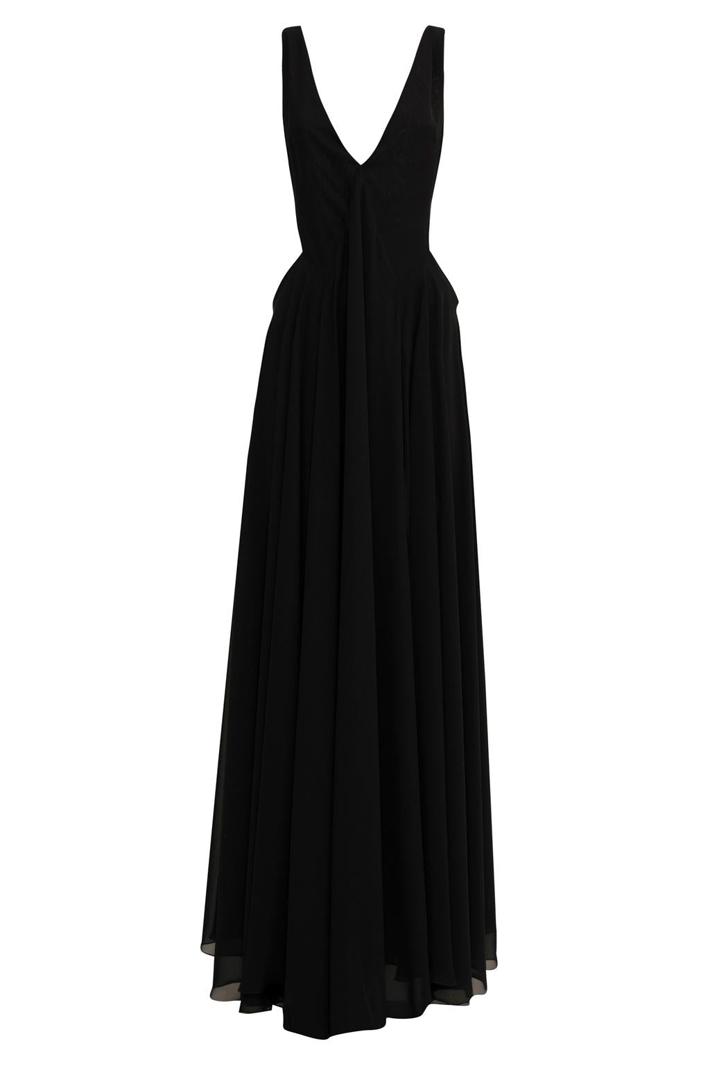 Abito lungo in chiffon - Monique Garçonne
