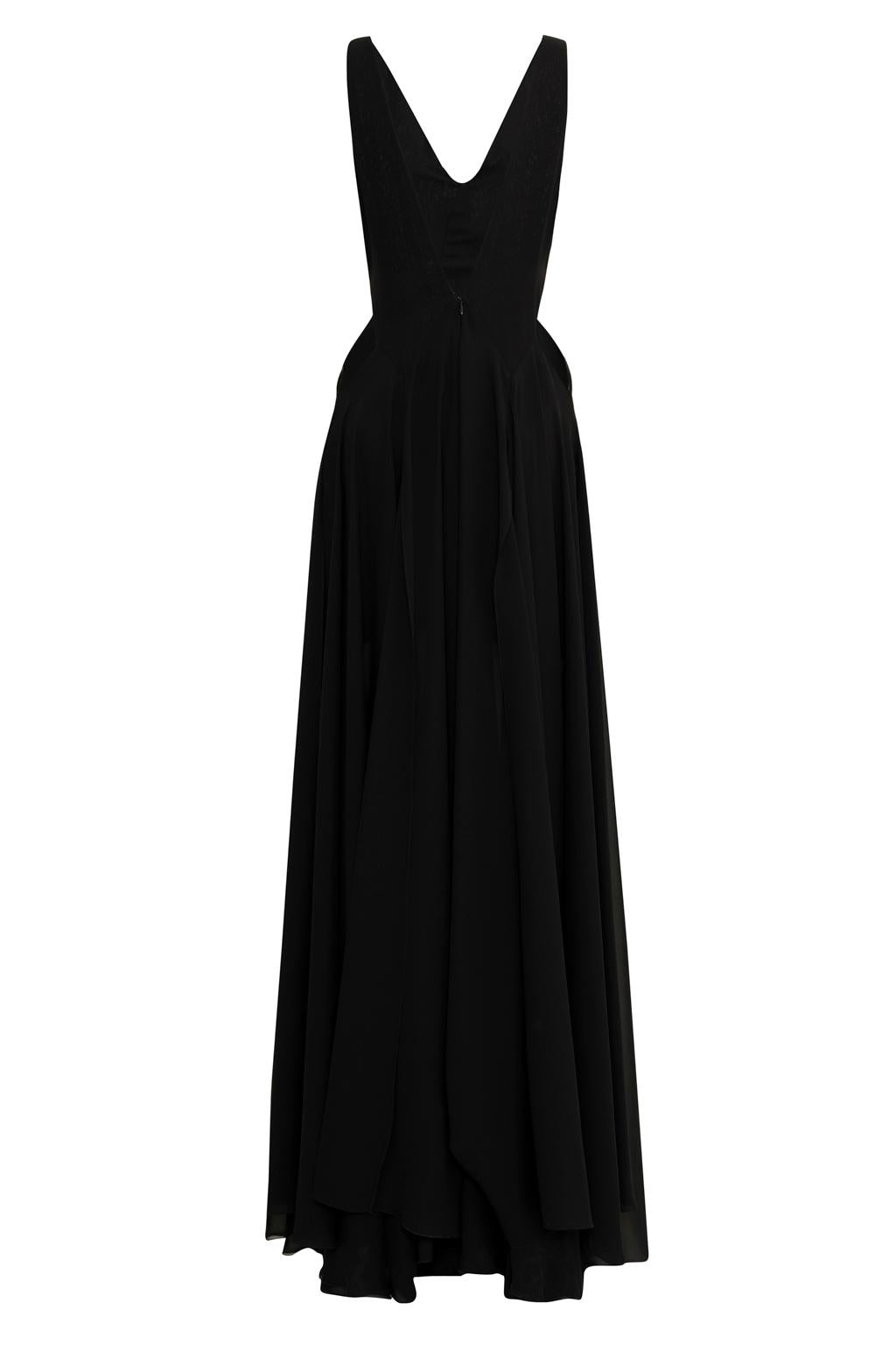 Abito lungo in chiffon - Monique Garçonne