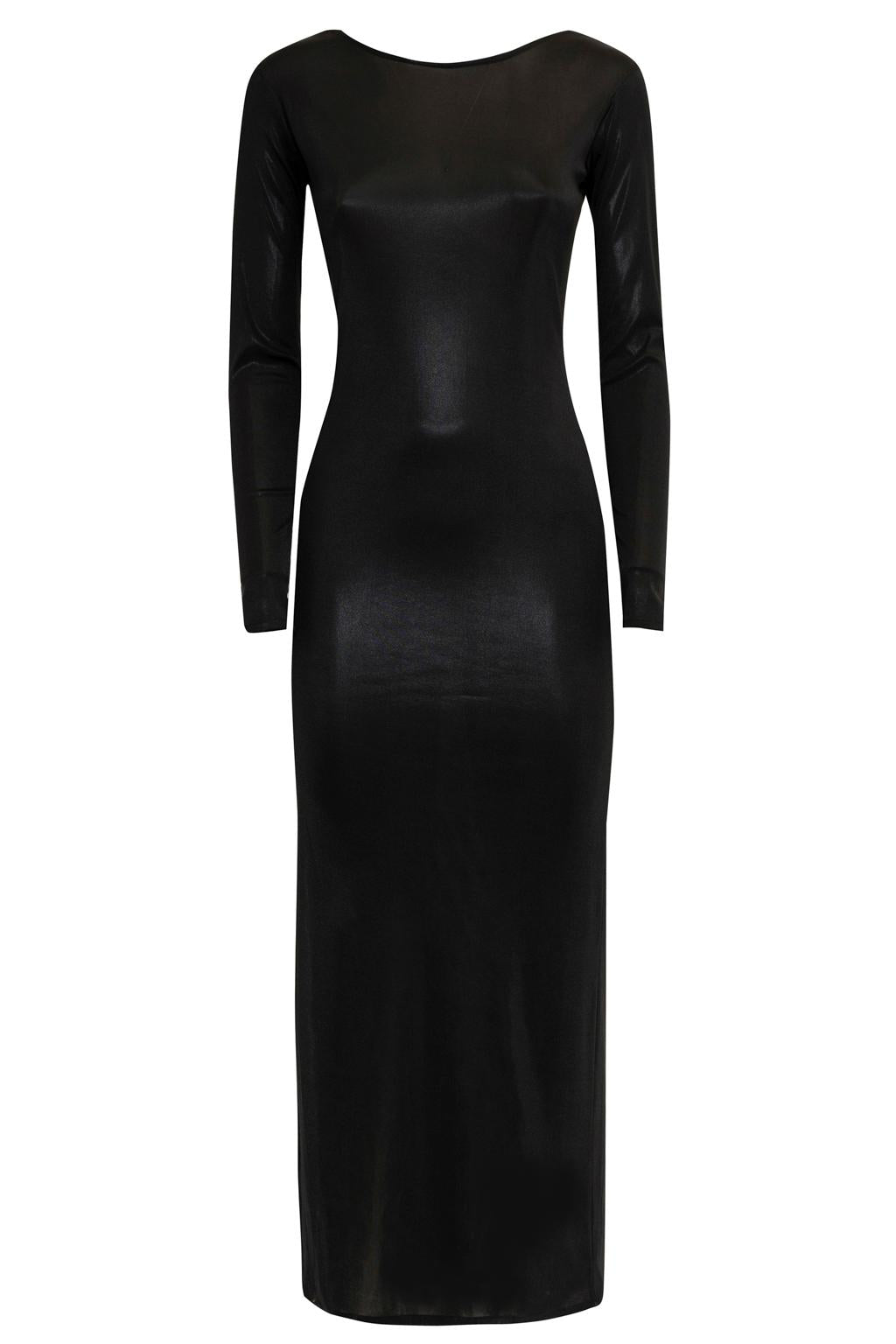 Abito mini manica lunga in maglina lurex - Monique Garçonne