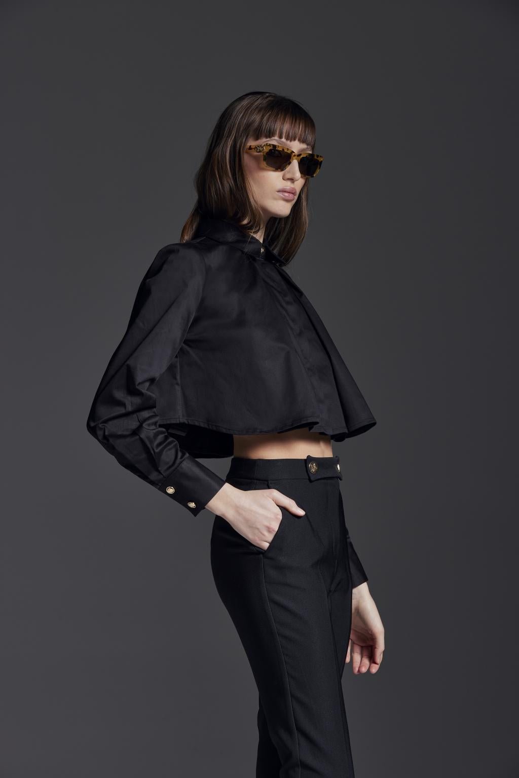 Camicia boxy in cotone - Monique Garçonne