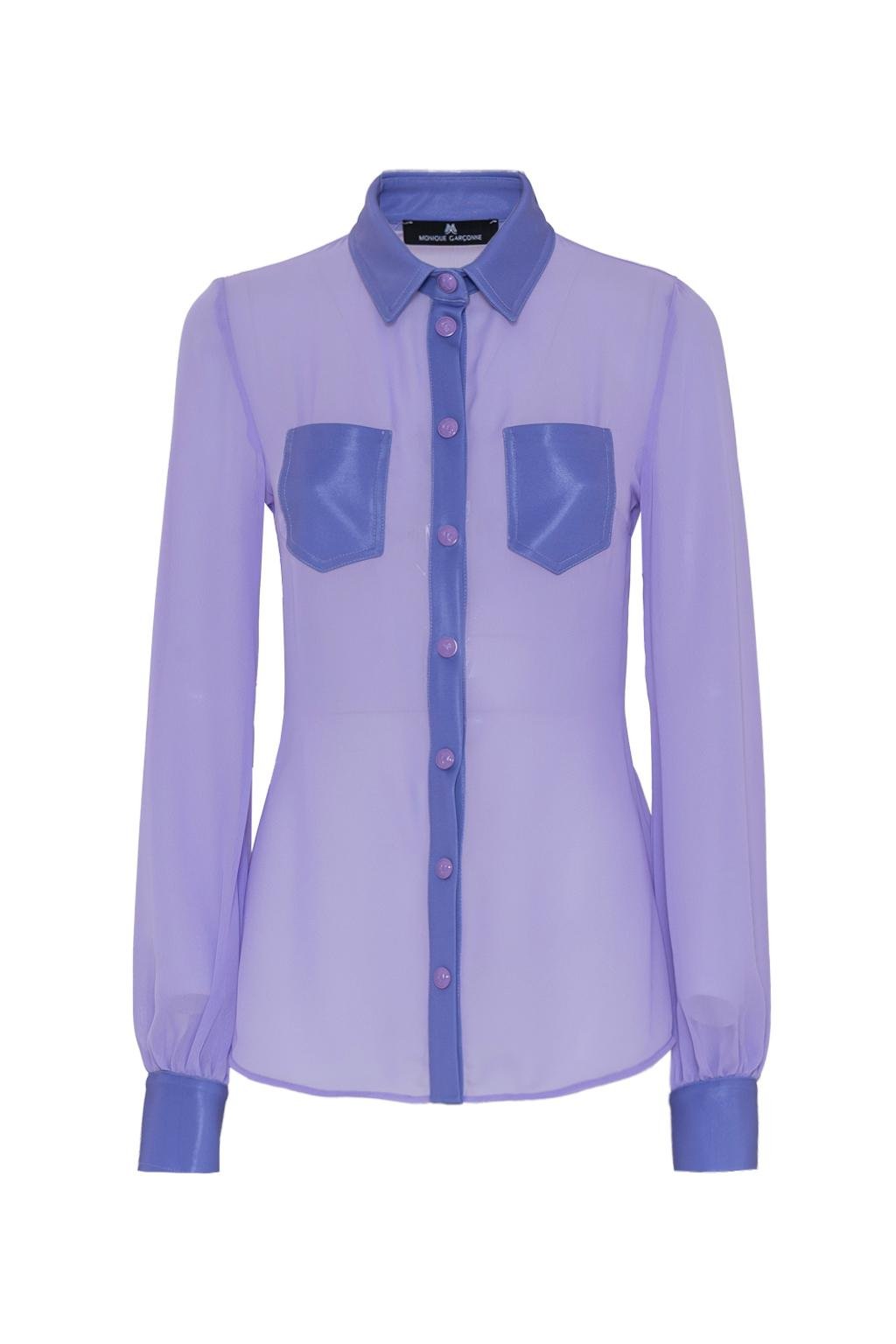 Camicia in chiffon - Monique Garçonne