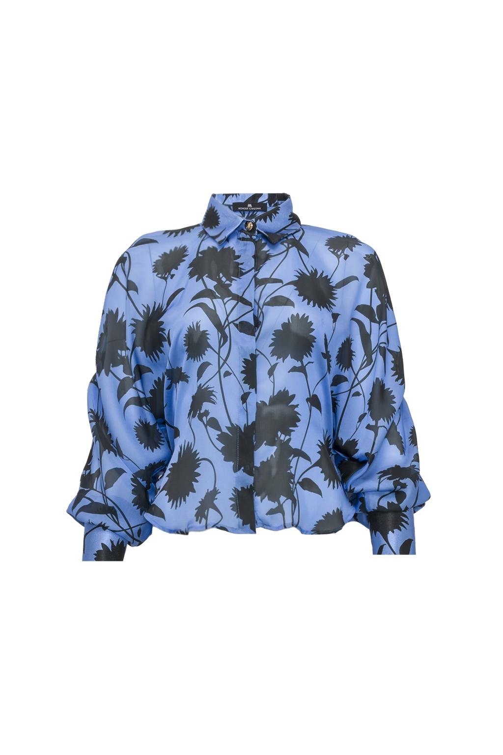 Camicia in georgette stampa - Monique Garçonne