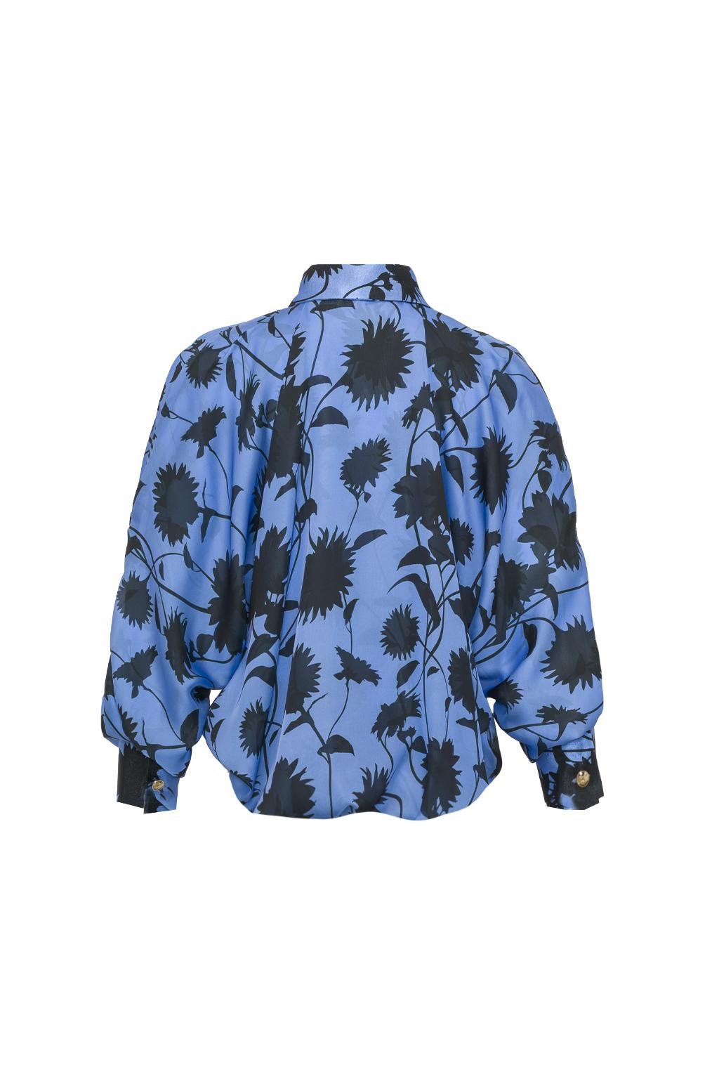 Camicia in georgette stampa - Monique Garçonne