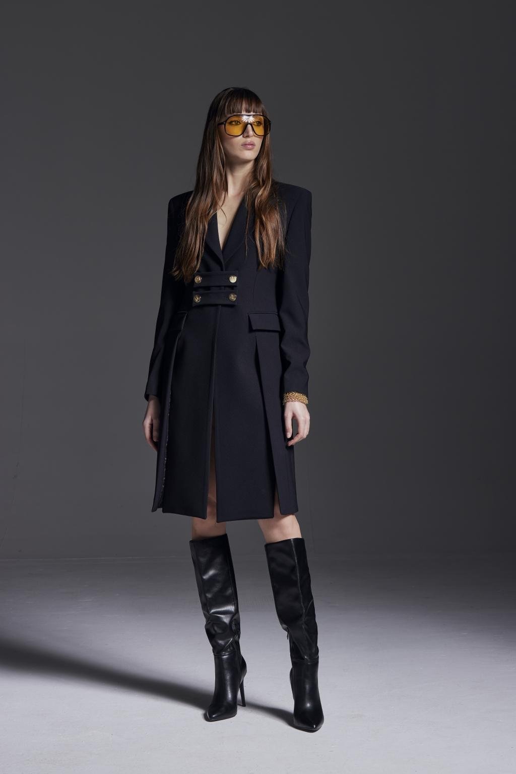 Cappotto in twill tecnico - Monique Garçonne
