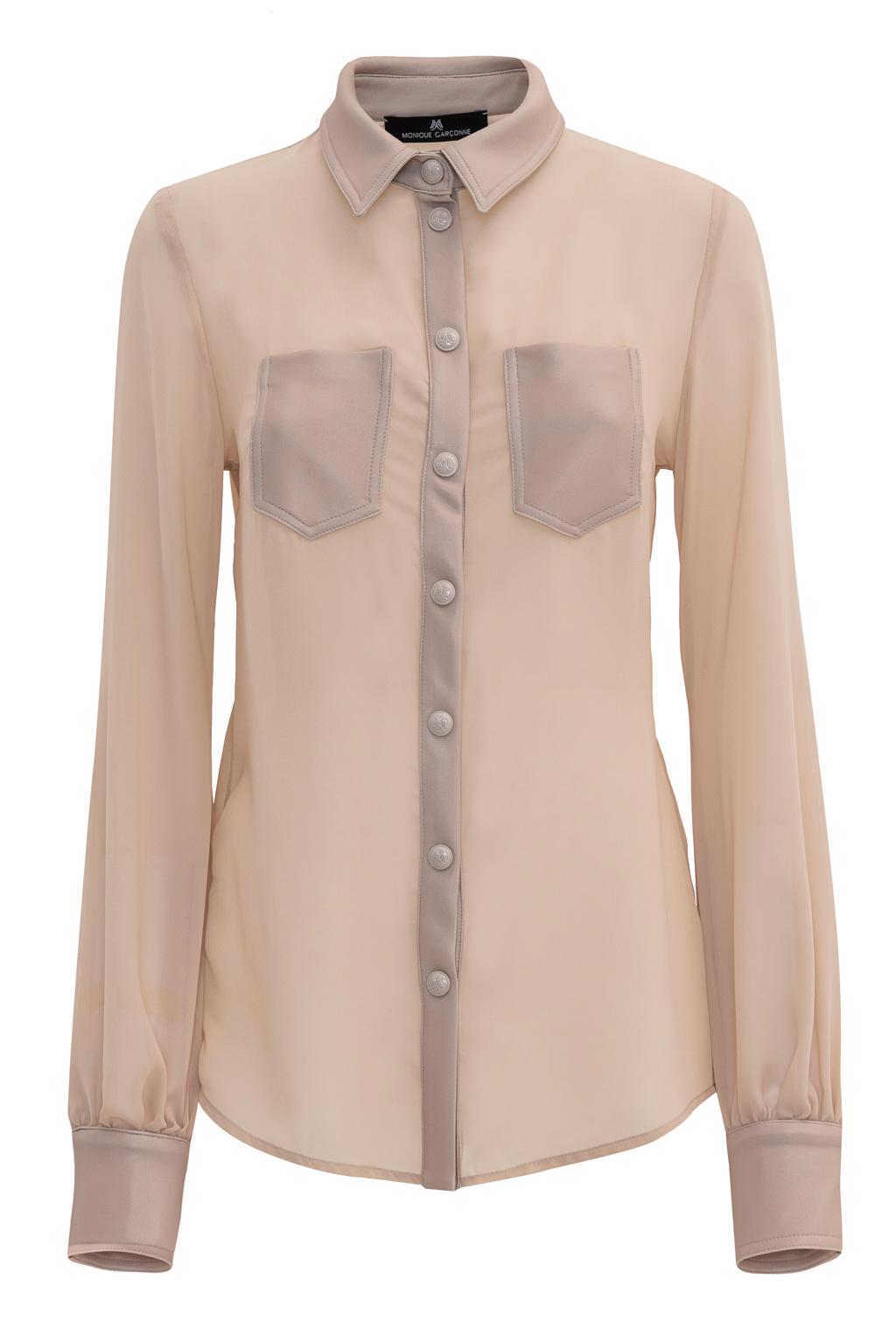 Camicia in chiffon