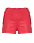 Shorts  in poliviscosa con placcatura trasparente