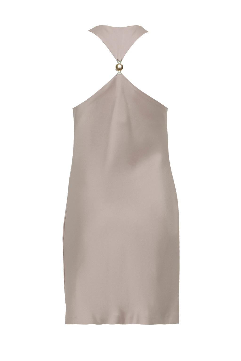 Mini dress in satin