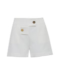 Short con motivo a incrocio sul davanti in tessuto tecnico
