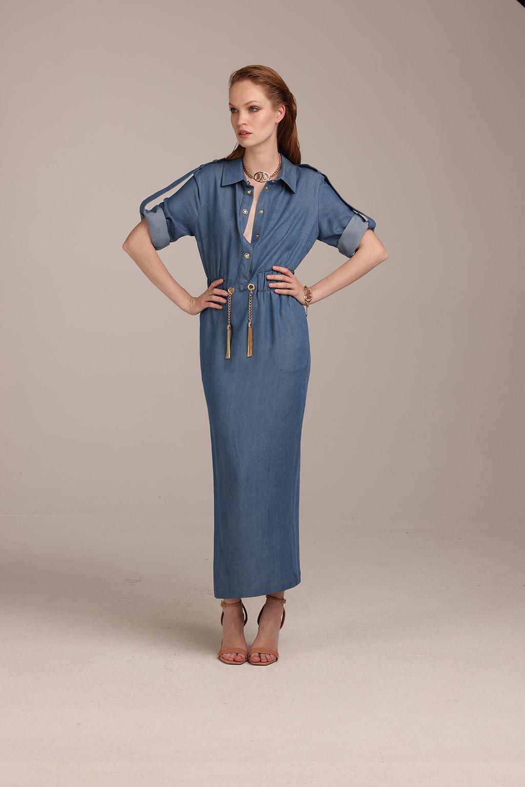 Abito Chemisier in chambray