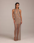 Abito in rete lurex