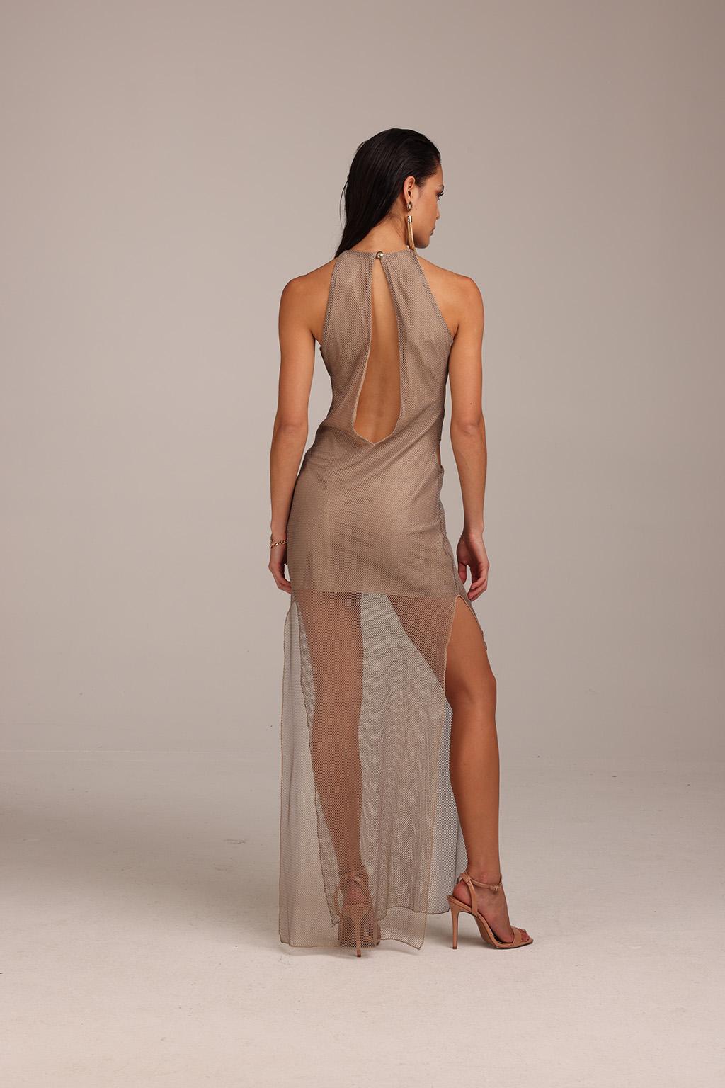 Abito in rete lurex