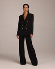 Giacca in fluido crepe