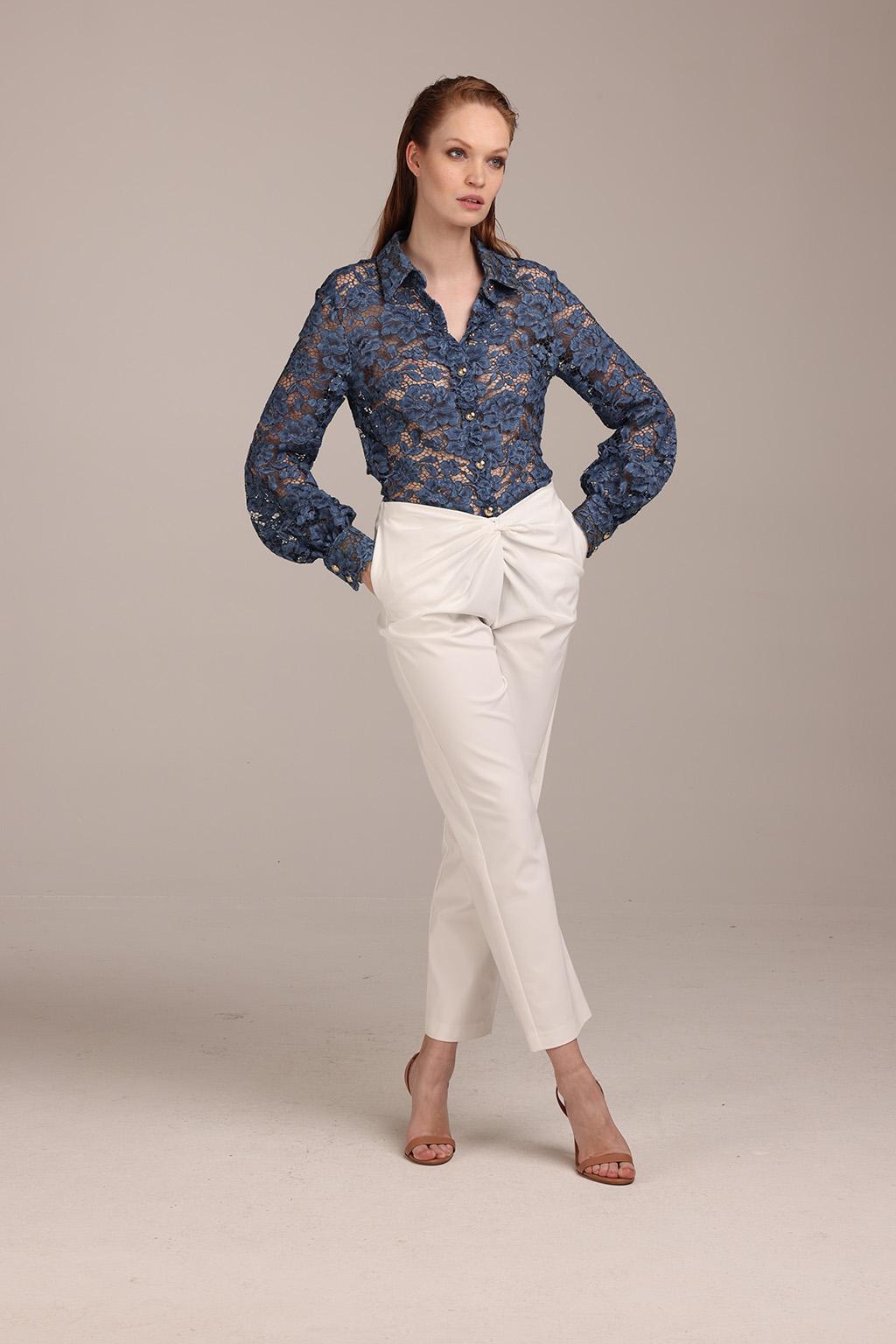 Pantalone in cotone tecnico
