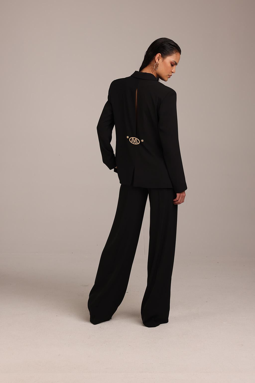 Giacca in fluido crepe