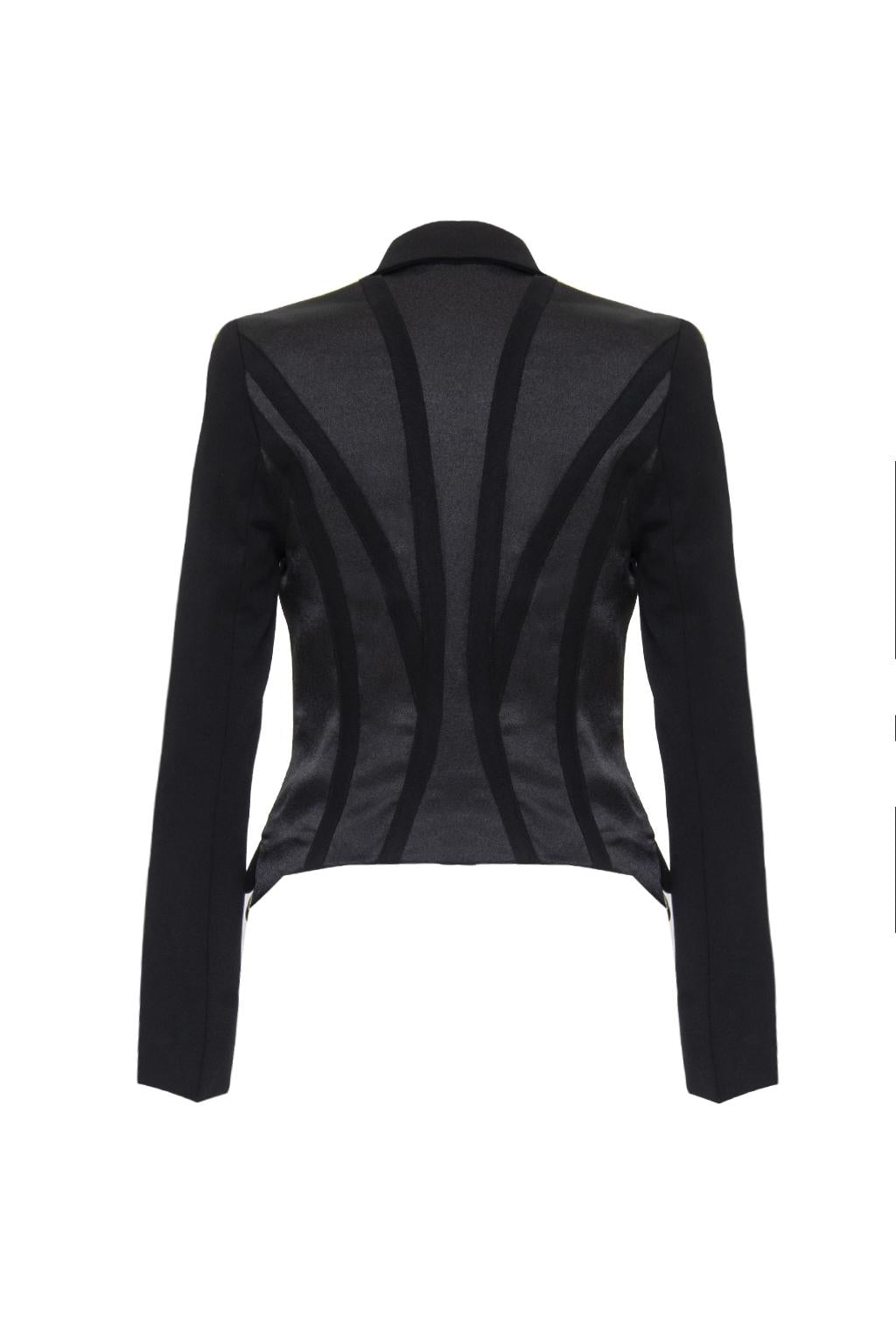 Giacca in twill tecnico manolana - Monique Garçonne
