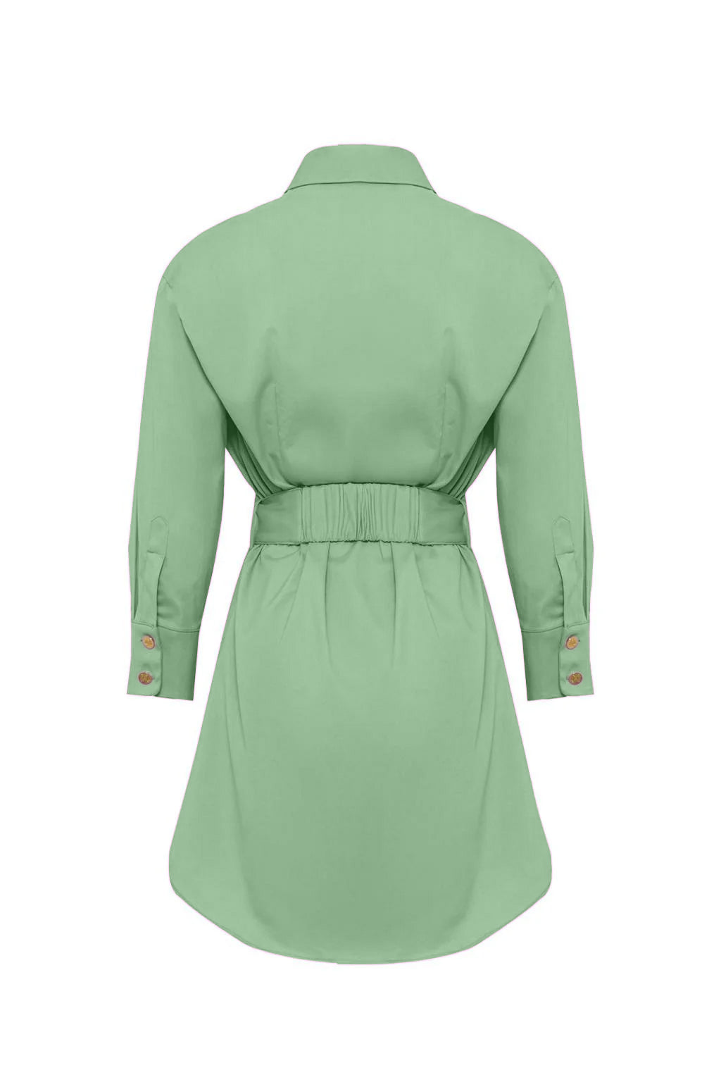 Minidress chemisier con dettaglio fiore in rilievo laterale (PROPOSTA)