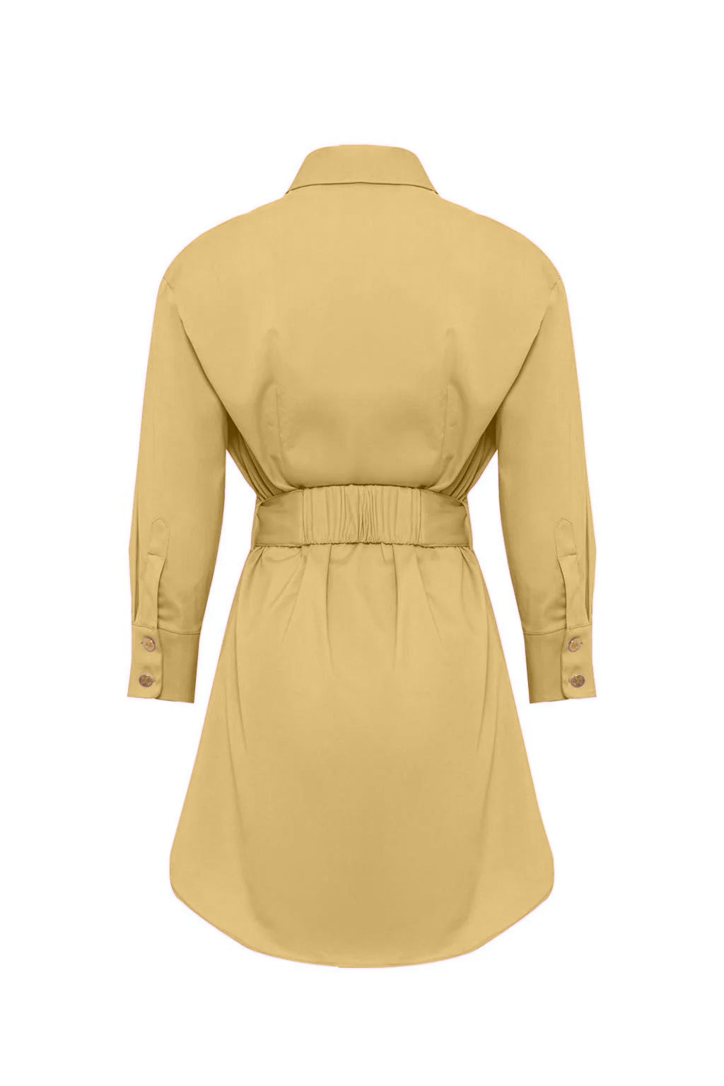 Minidress chemisier con dettaglio fiore in rilievo laterale (PROPOSTA)