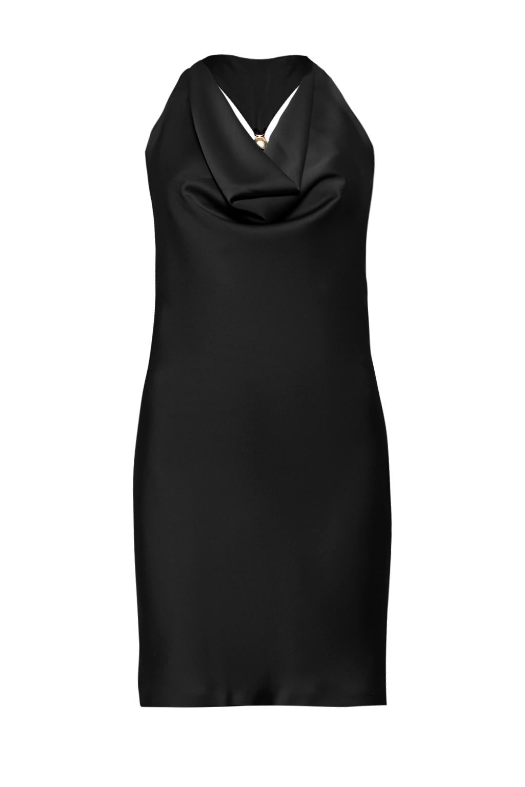 Mini dress in satin - Monique Garçonne
