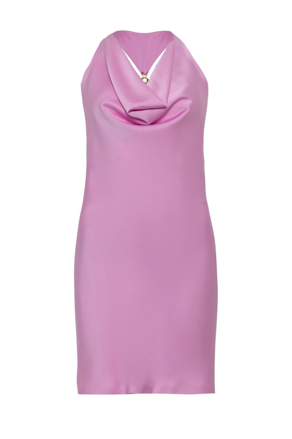 Mini dress in satin - Monique Garçonne