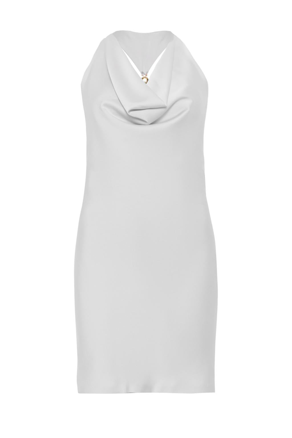Mini dress in satin - Monique Garçonne