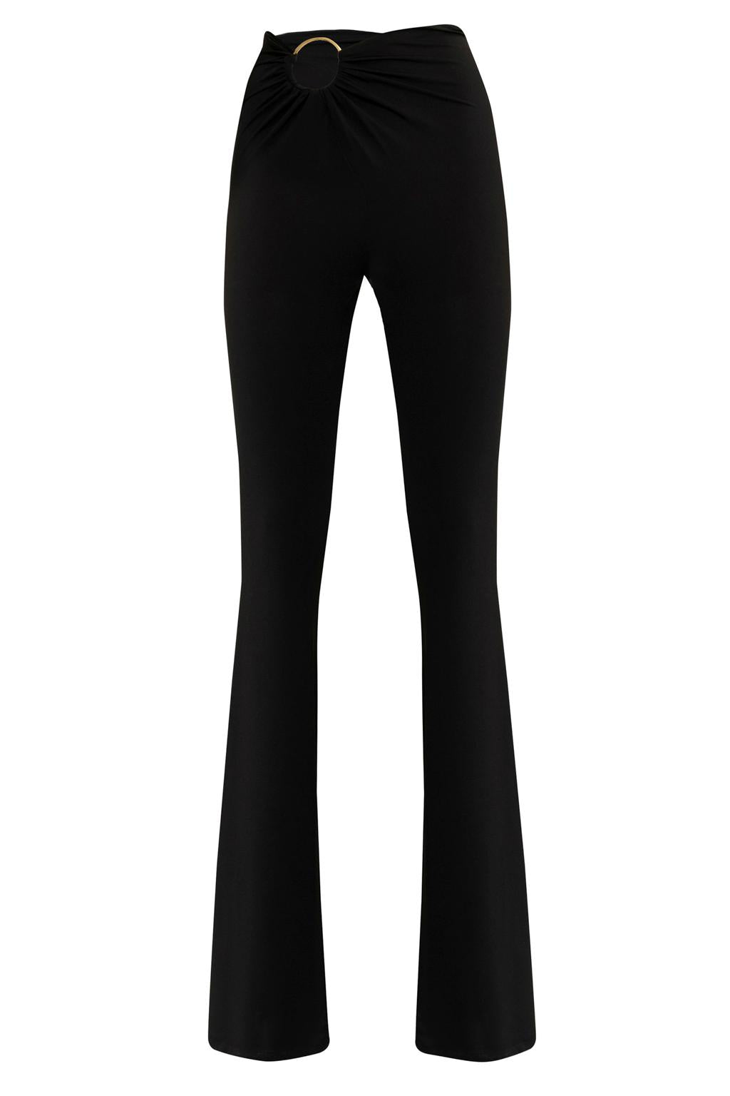 Pantalone dalla linea a zampetta in Jersey - Monique Garçonne