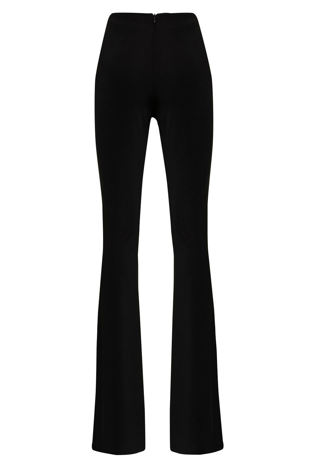 Pantalone dalla linea a zampetta in Jersey - Monique Garçonne