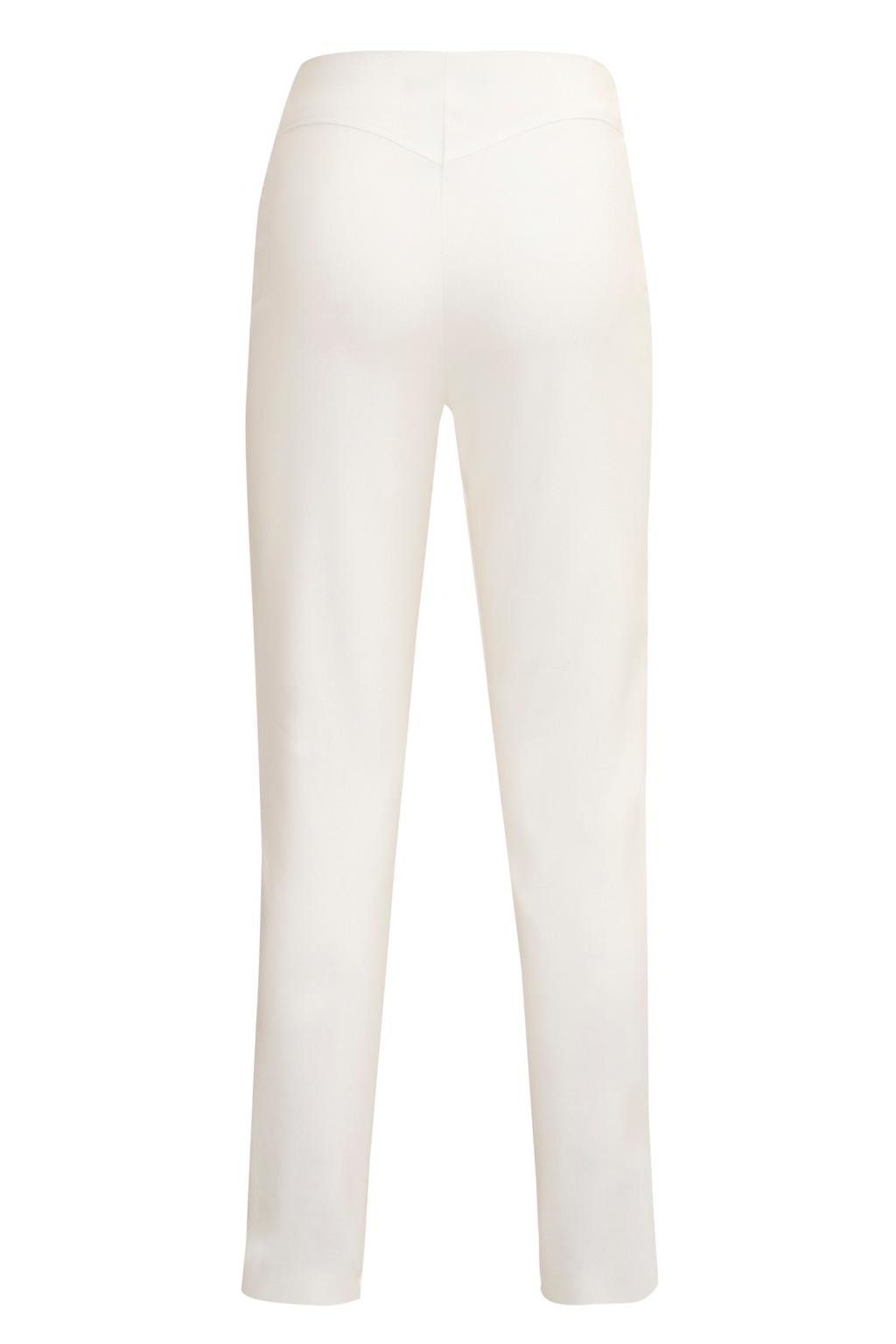 Pantalone dalla linea slim realizzato in cotone elastico - Monique Garçonne