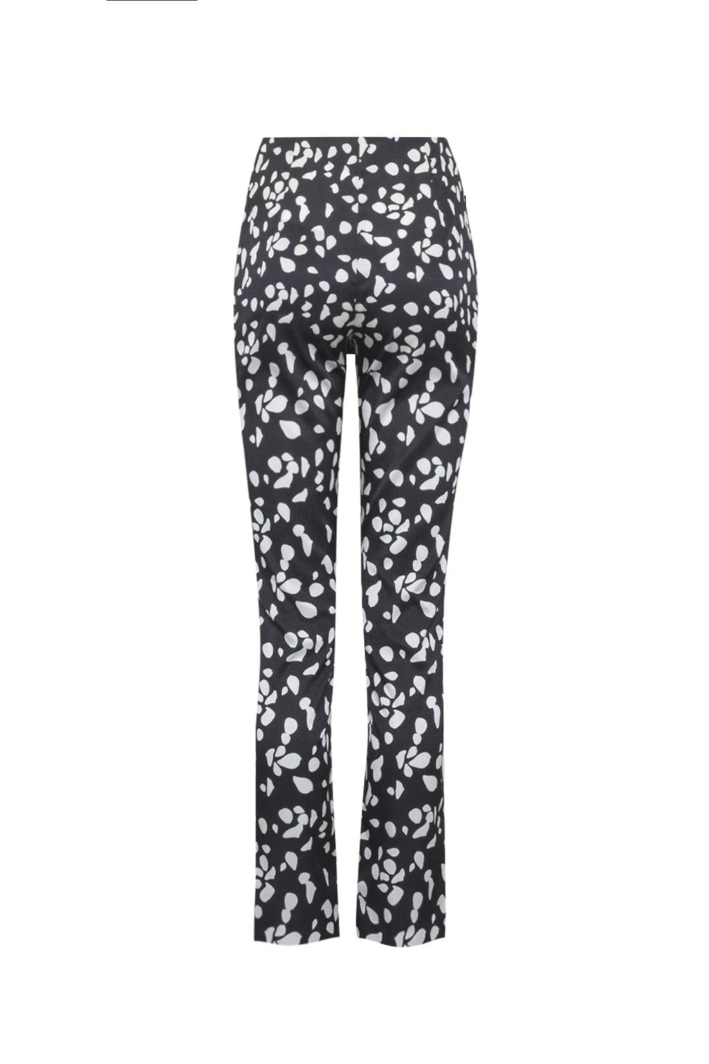 Pantalone in duchesse stampata - Monique Garçonne
