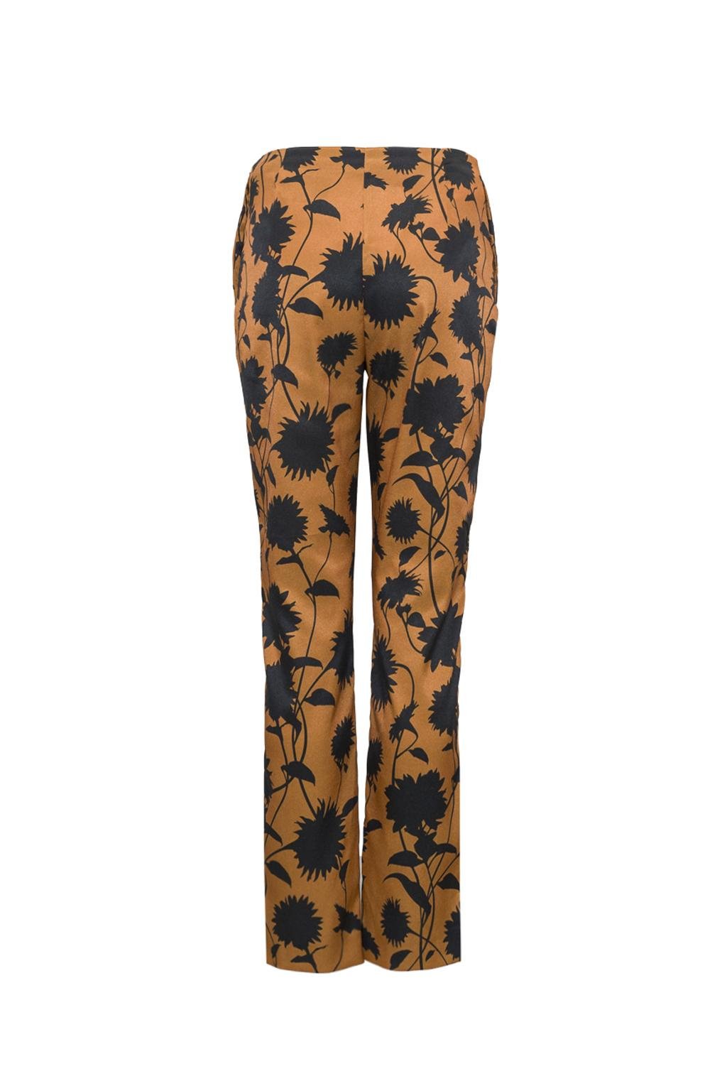 Pantalone in duchesse stampata - Monique Garçonne