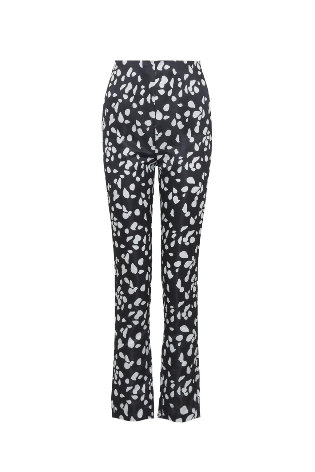Pantalone in duchesse stampata - Monique Garçonne