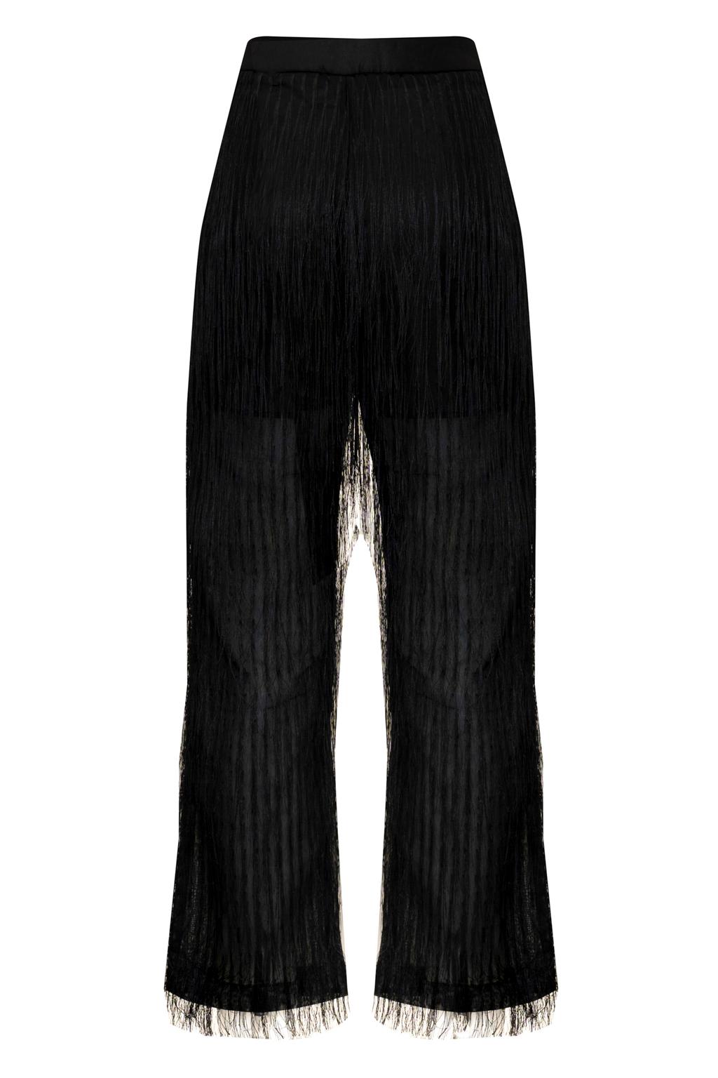 Pantalone in fil coupé su base organza - Monique Garçonne