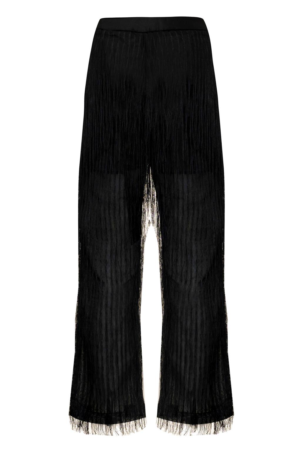 Pantalone in fil coupé su base organza - Monique Garçonne