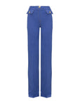 Pantalone in tessuto tecnico fiammato - Monique Garçonne