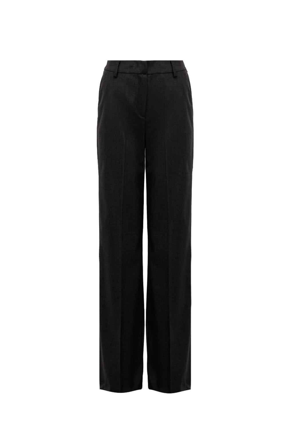 Pantalone palazzo in poliviscosa laminata - Monique Garçonne