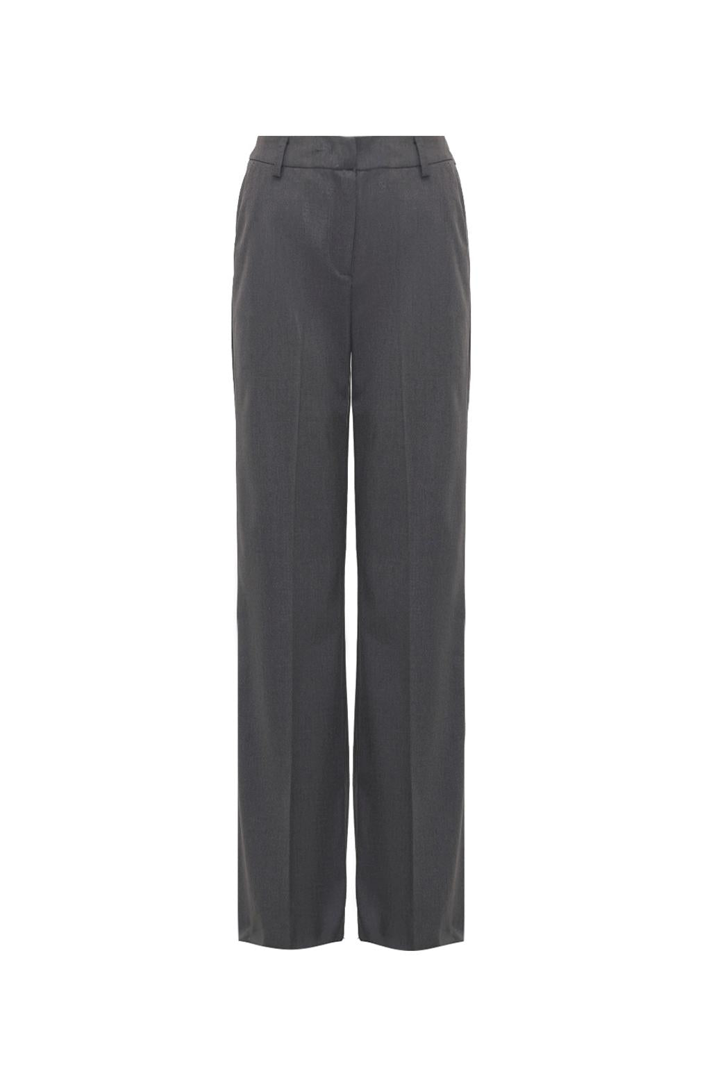 Pantalone palazzo in poliviscosa laminata - Monique Garçonne