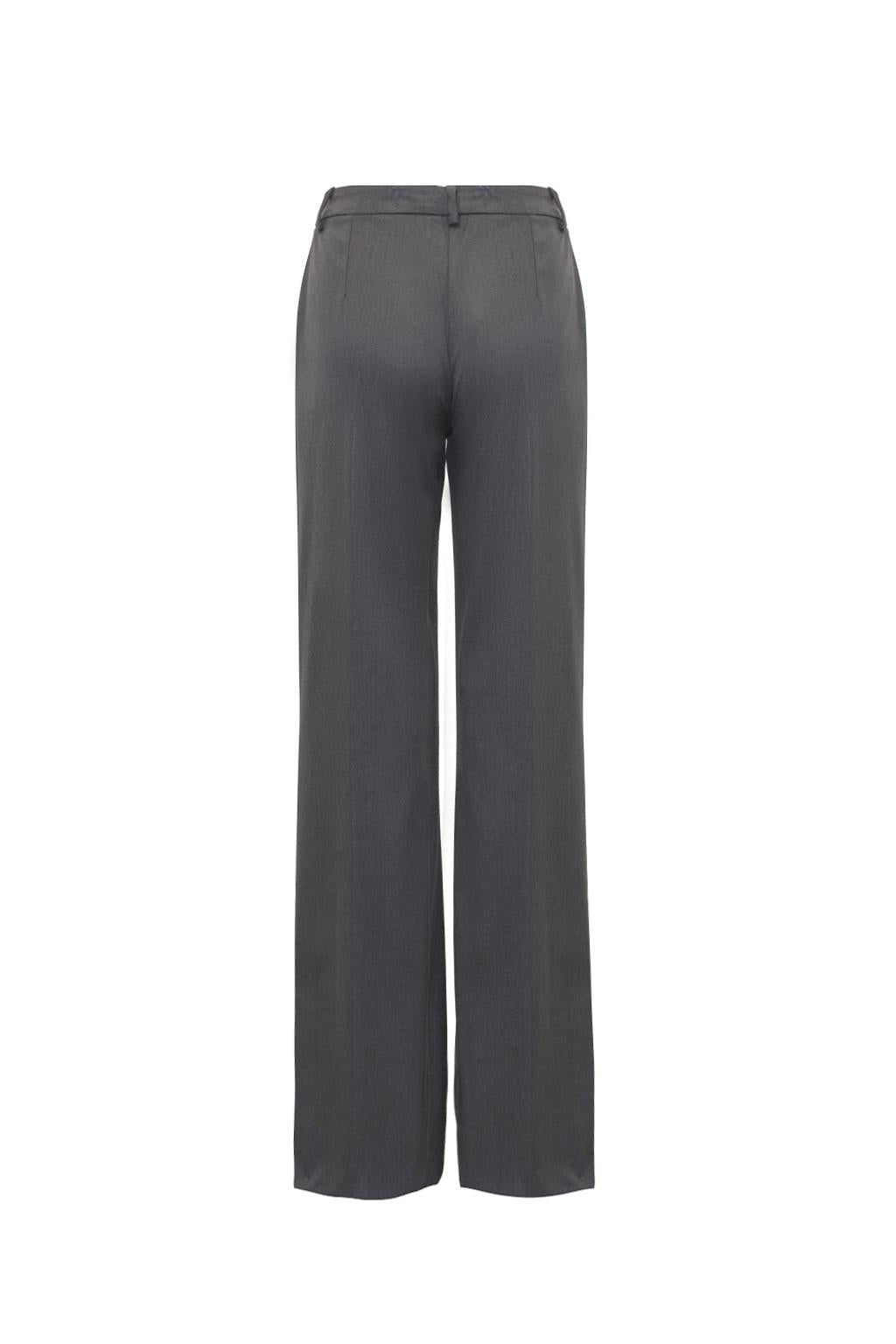 Pantalone palazzo in poliviscosa laminata - Monique Garçonne