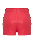 Shorts in poliviscosa con placcatura trasparente - Monique Garçonne