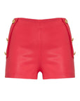 Shorts in poliviscosa con placcatura trasparente - Monique Garçonne