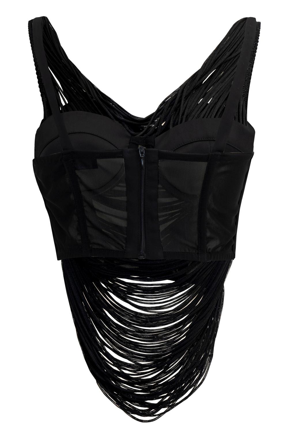 Top corsetto in raso - Monique Garçonne