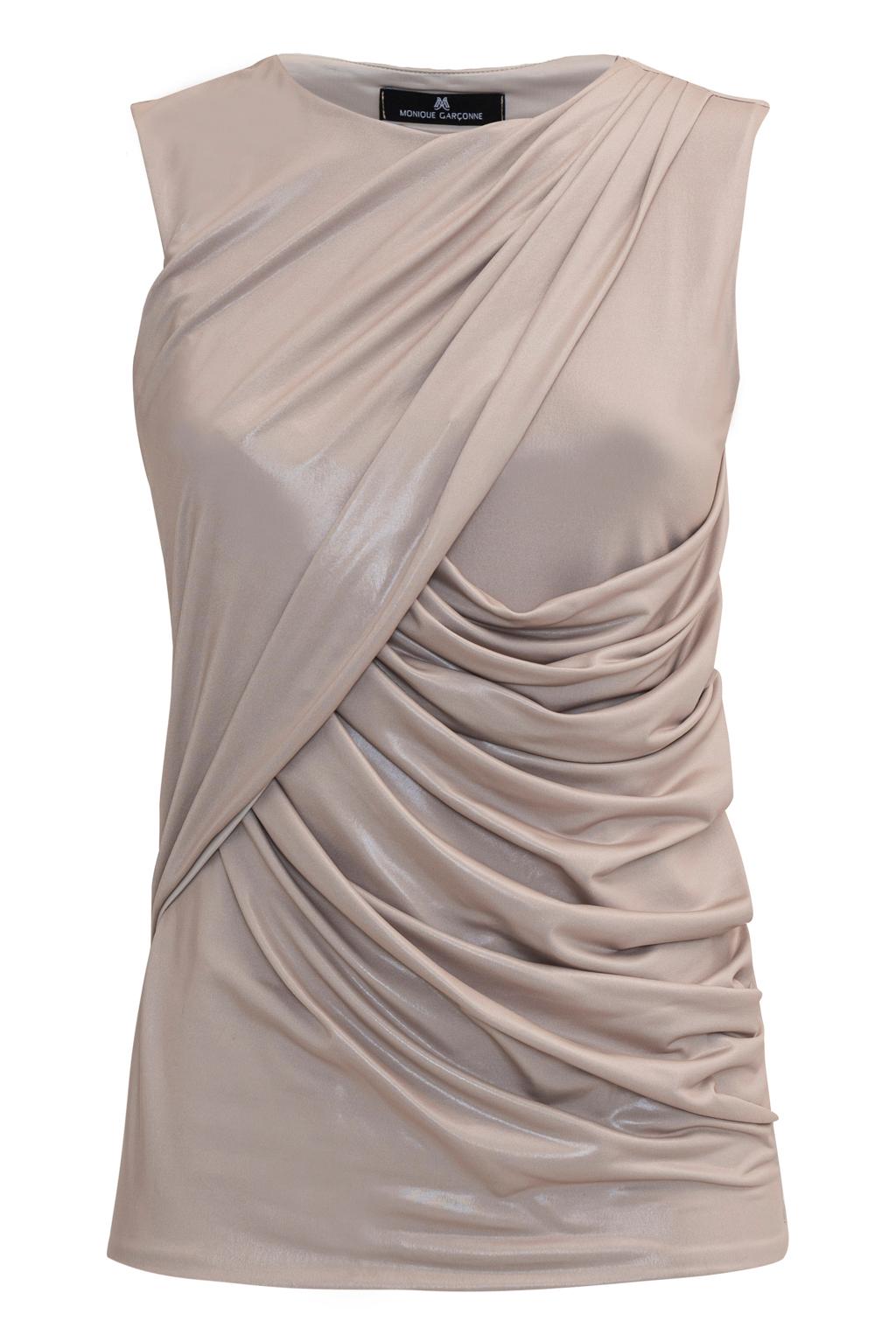 Top in Jersey con placcatura trasparente - Monique Garçonne